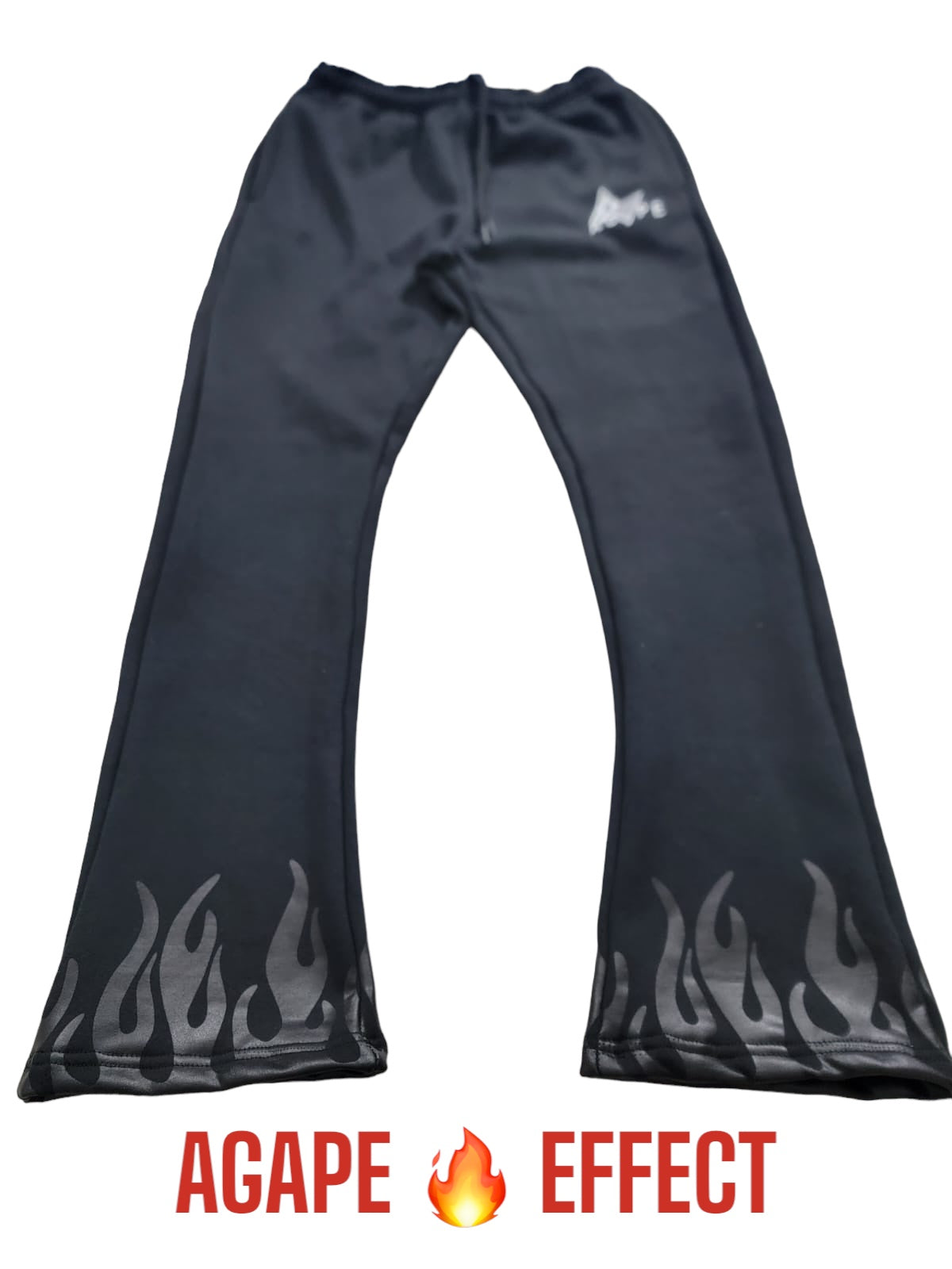 FLAME EFFECT STACK JOGGERS